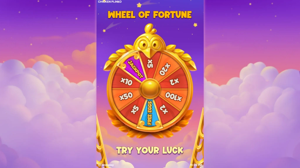 Chicken Plinko Wheel of Fortune